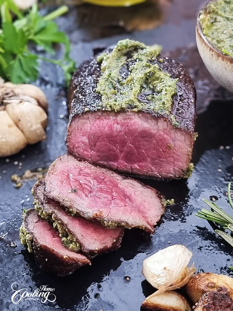 Beef Steak with pesto