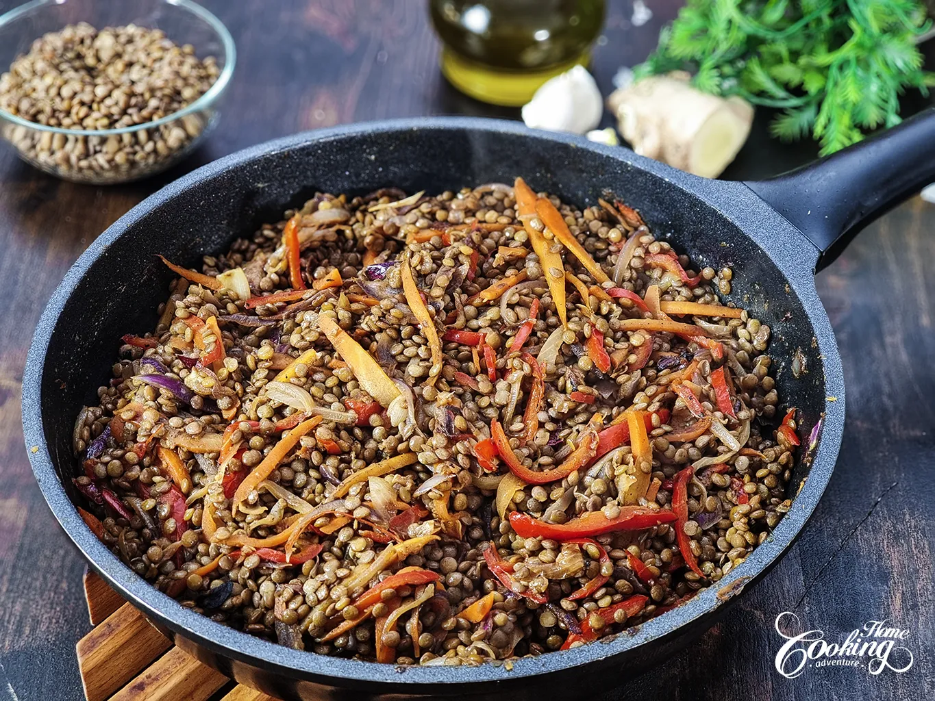 Lentil Stir-Fry