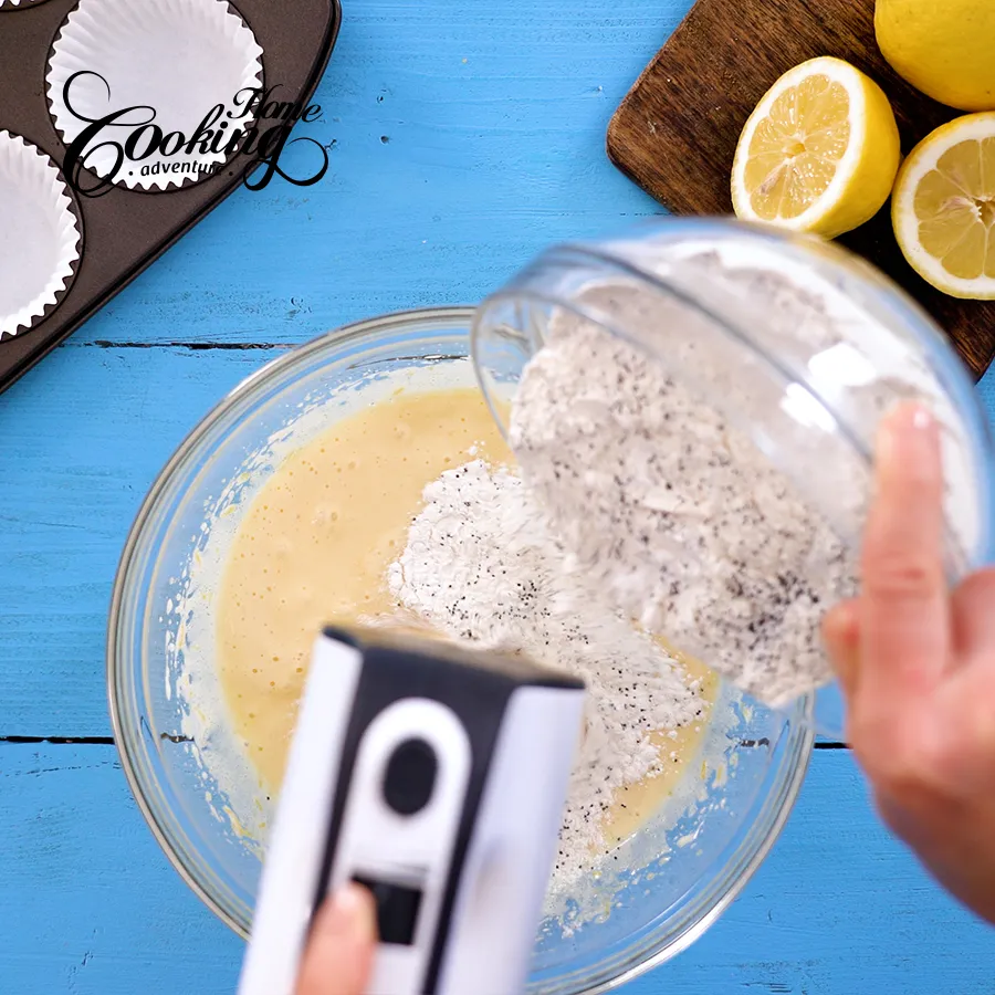 Lemon Poppy Seed Meringue Cupcakes - step11