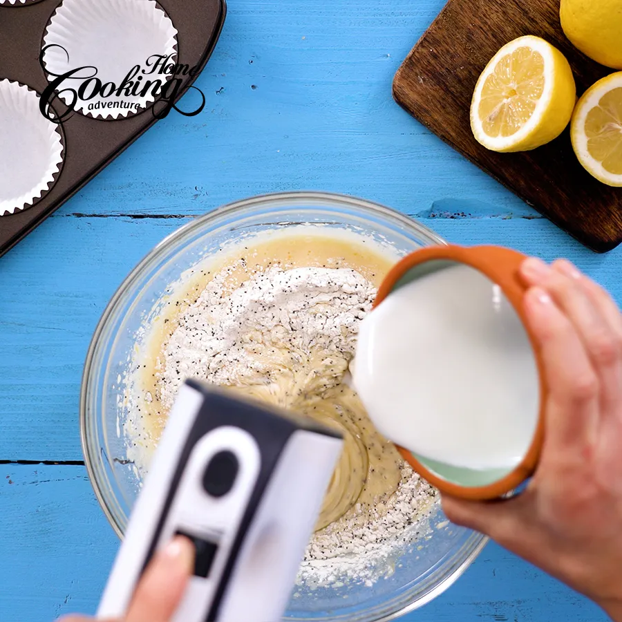 Lemon Poppy Seed Meringue Cupcakes - step12