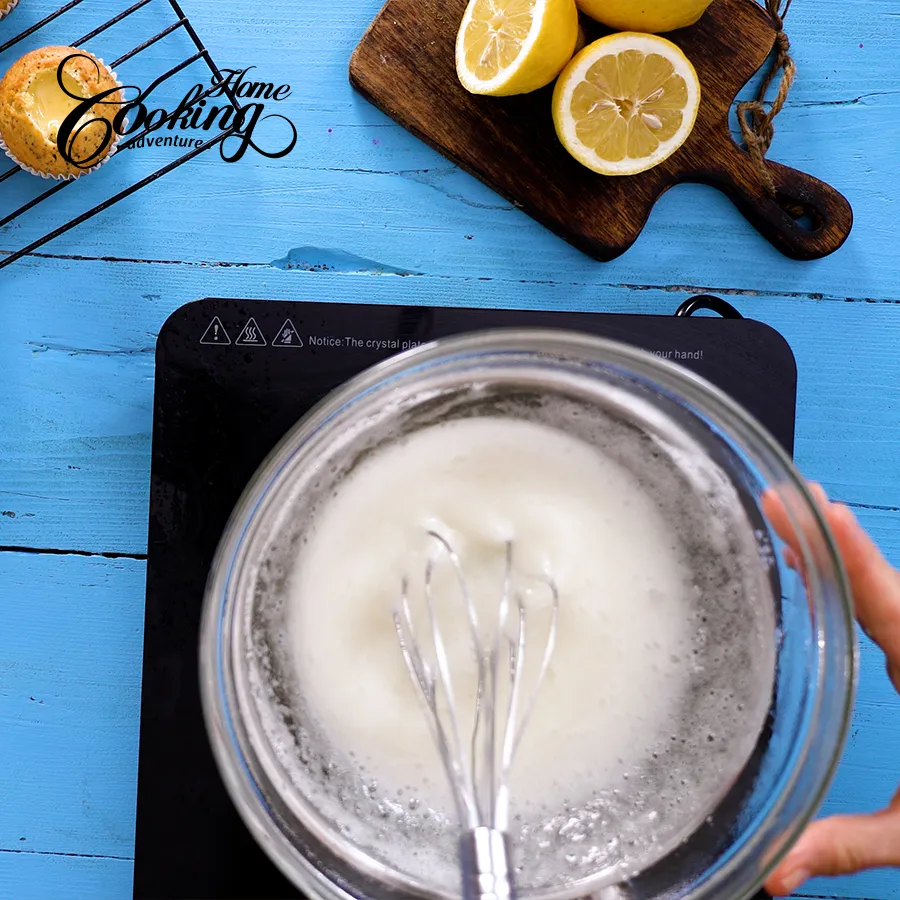 Lemon Poppy Seed Meringue Cupcakes - step18