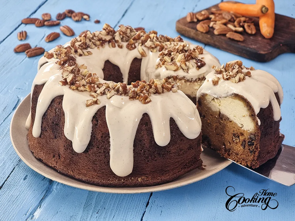 Carrot Cream Cheese Bundt Cake