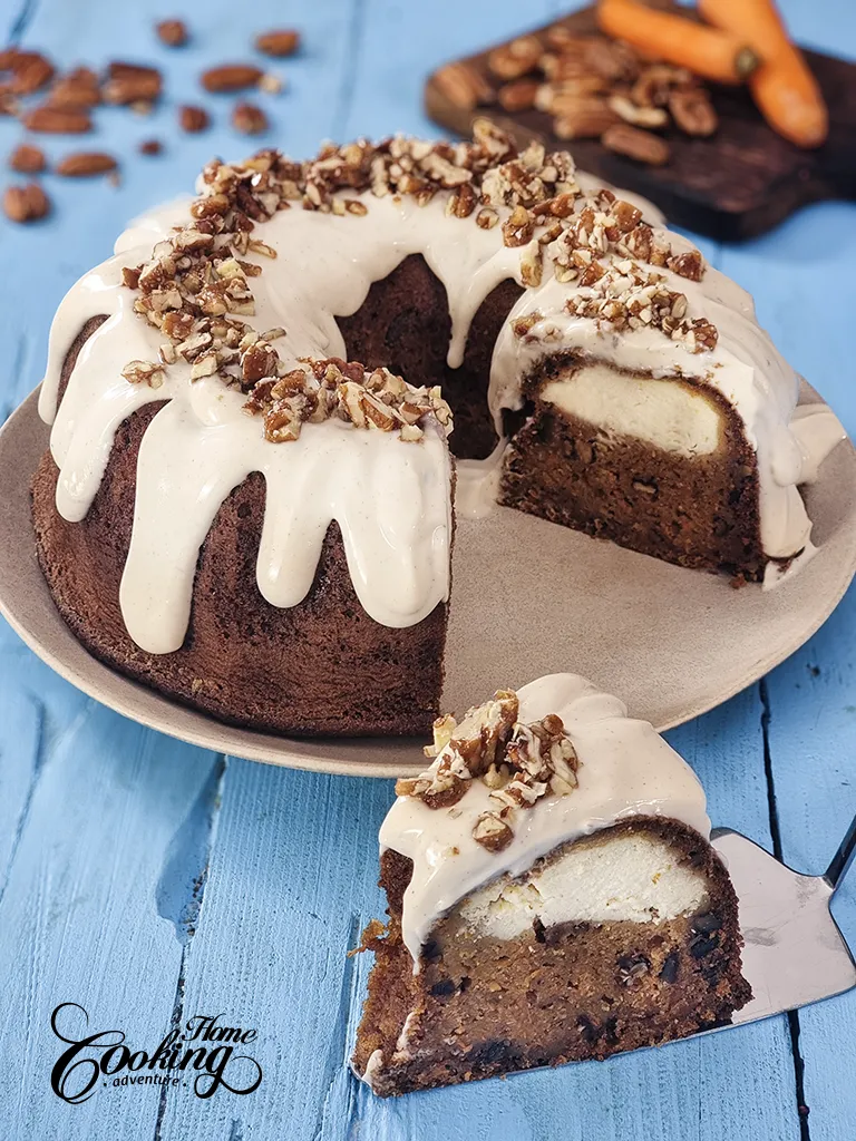 Carrot Cream Cheese Bundt Cake