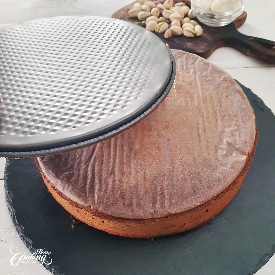 Chocolate Pistachio Cake - step11