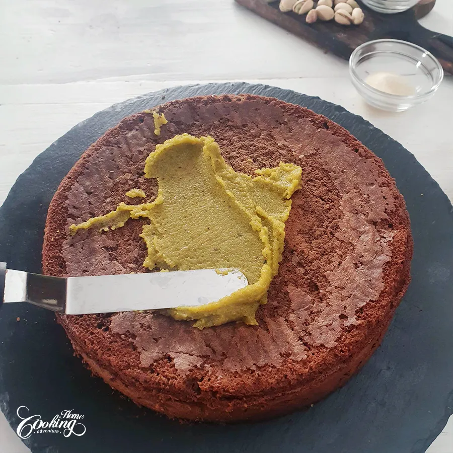 Chocolate Pistachio Cake - step13