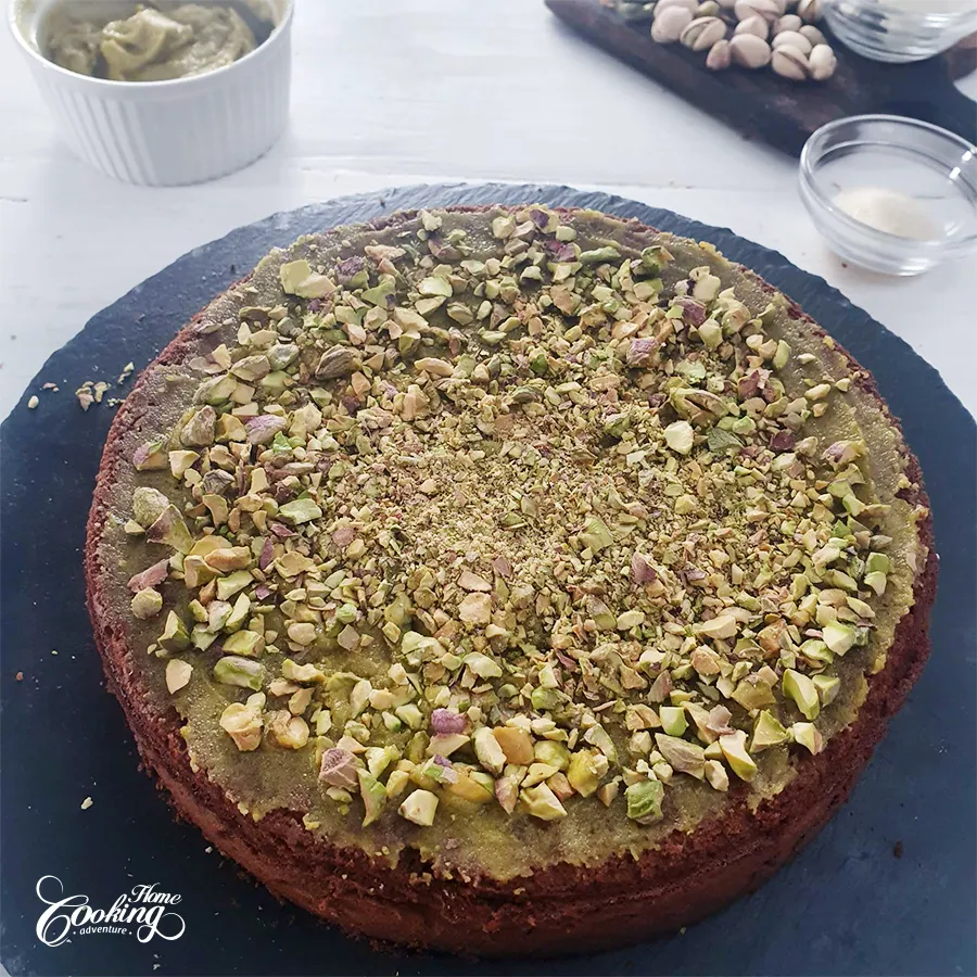 Chocolate Pistachio Cake - step14