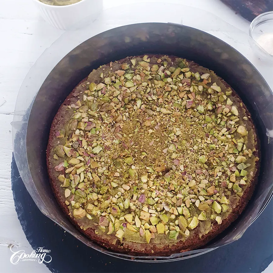 Chocolate Pistachio Cake - step15