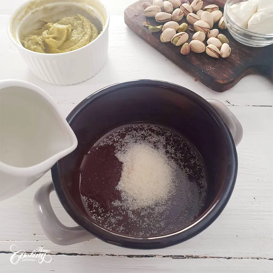 Chocolate Pistachio Cake - step16