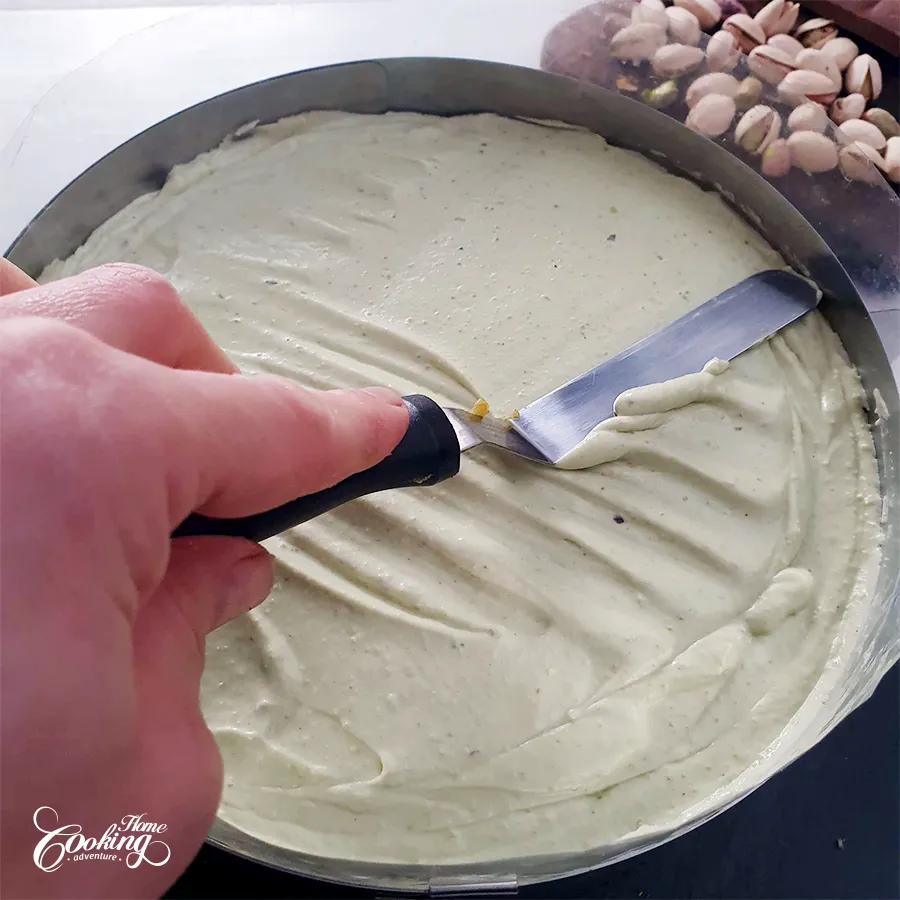 Chocolate Pistachio Cake - step22