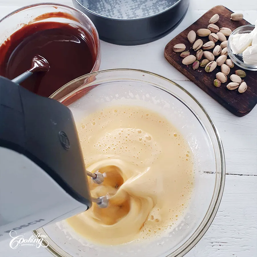 Chocolate Pistachio Cake - step3