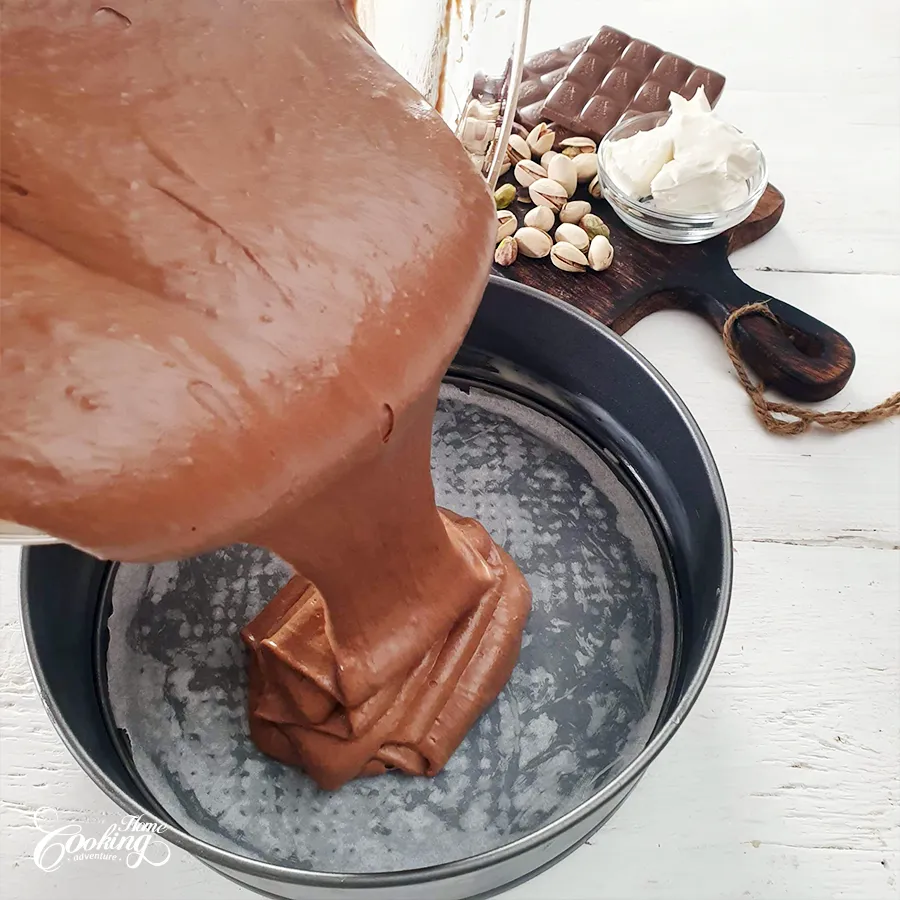 Chocolate Pistachio Cake - step8