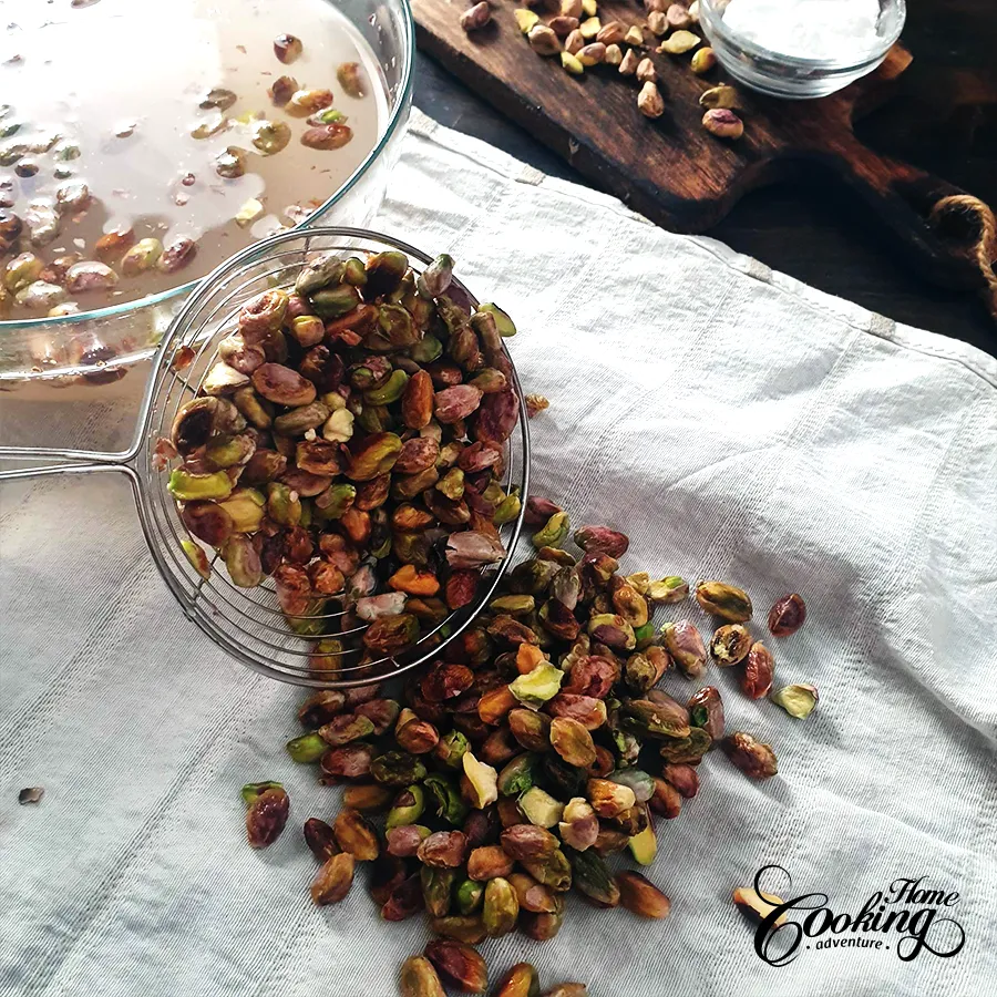 Pistachio Cream with White Chocolate - step4