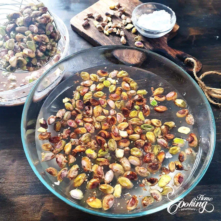 Pistachio Cream with White Chocolate - step2