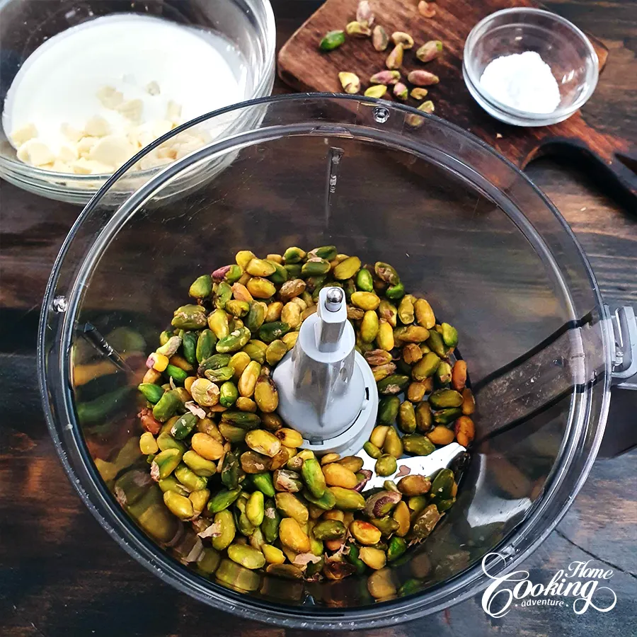 Pistachio Cream with White Chocolate - step6