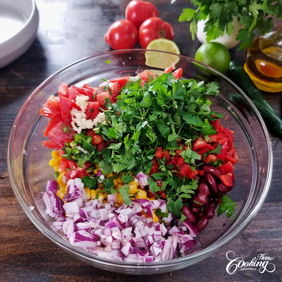 Bean and Corn Salsa - step11