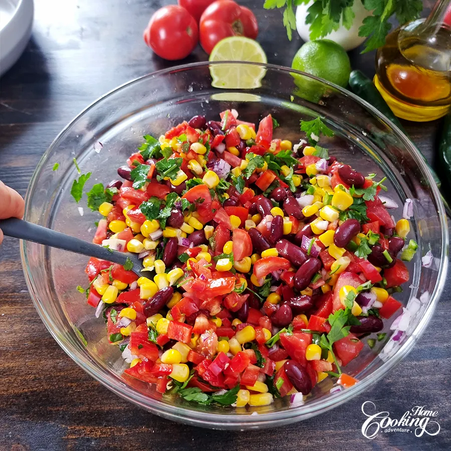 Bean and Corn Salsa - step12