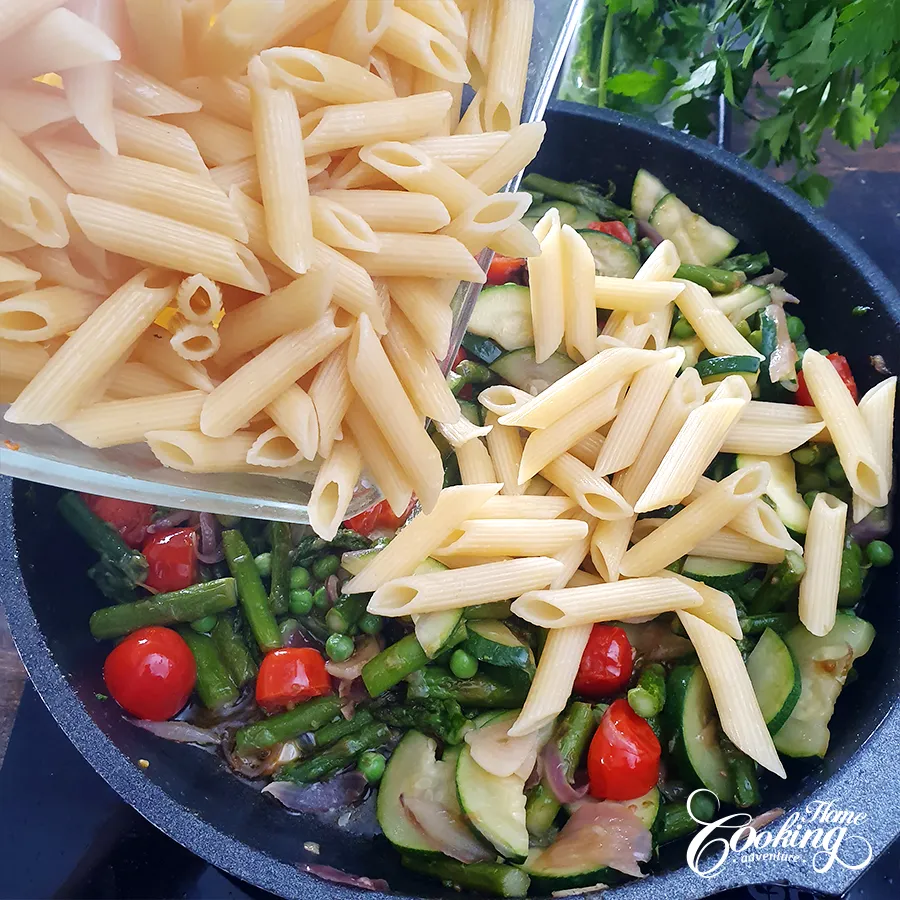 Pasta Primavera - step14