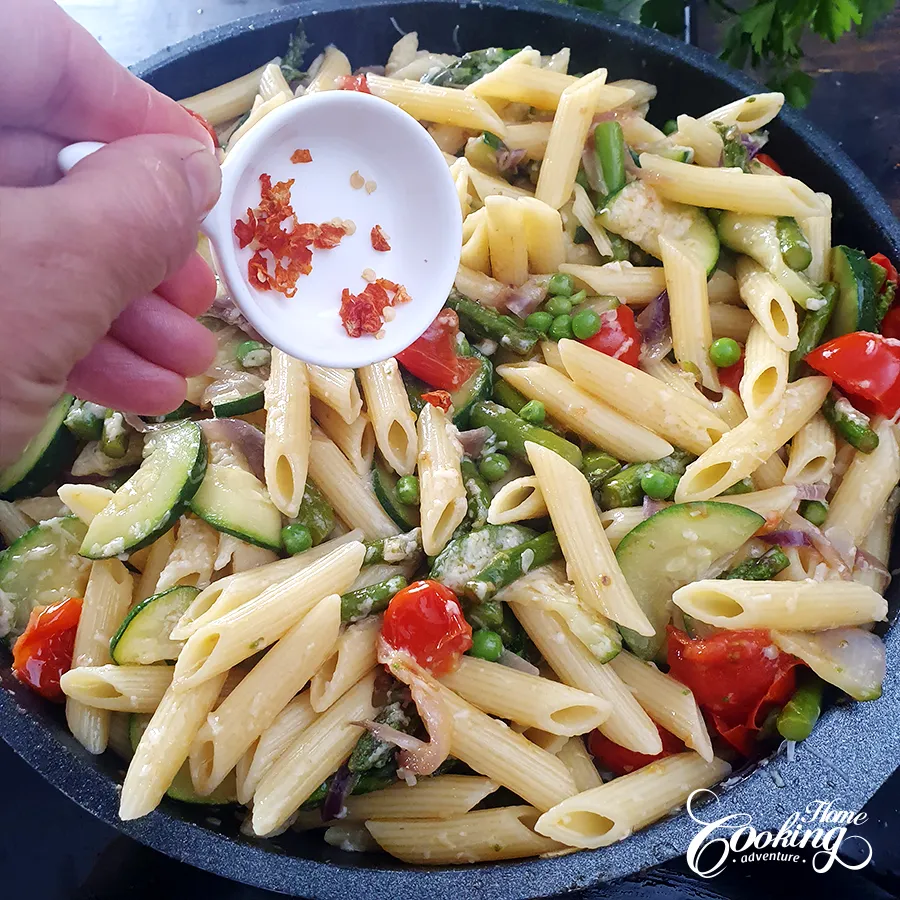 Pasta Primavera - step17