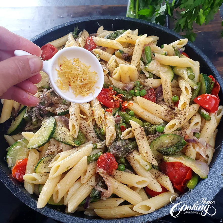 Pasta Primavera - step18