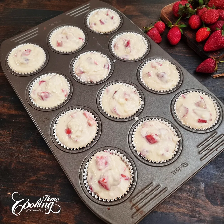 Strawberry Cottage Cheese Muffins - step13