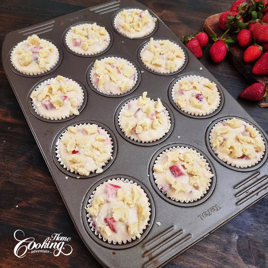 Strawberry Cottage Cheese Muffins - step14