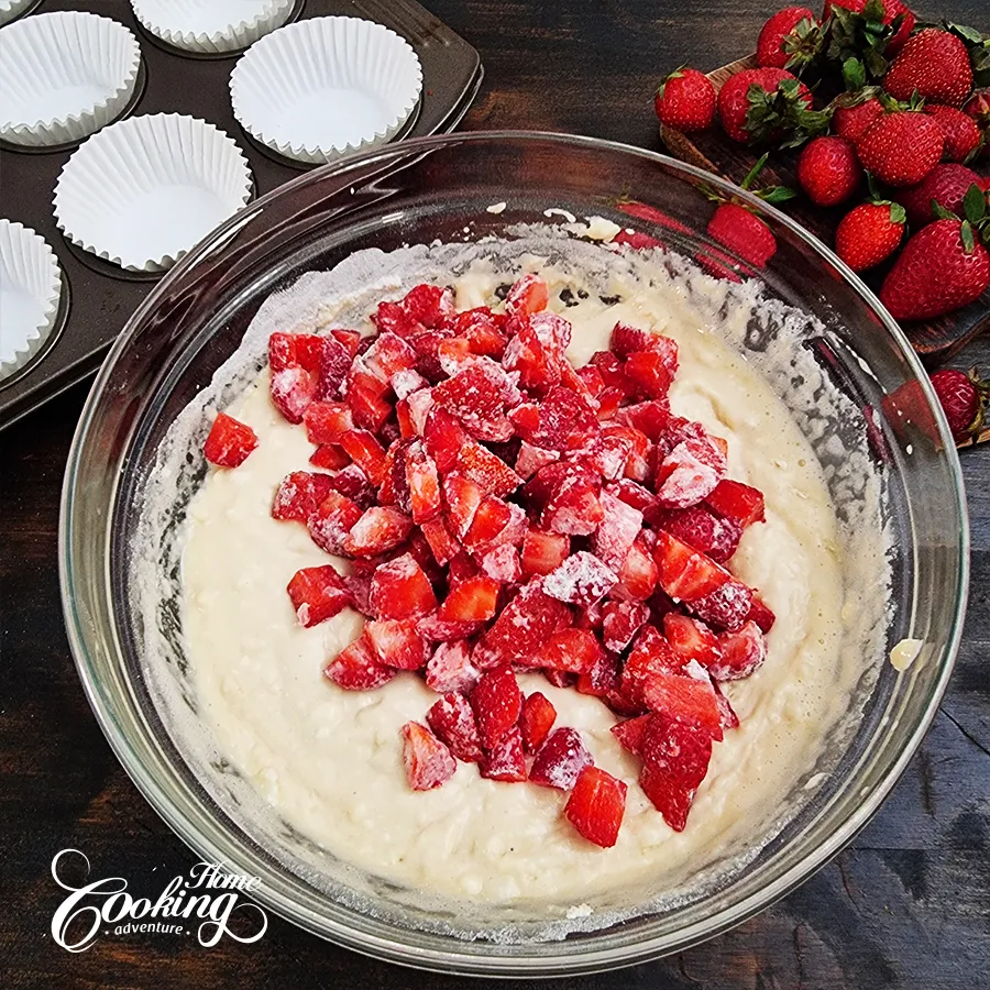 Strawberry Cottage Cheese Muffins - step9