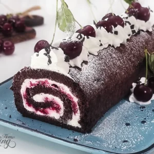 Black Forest Cake Roll