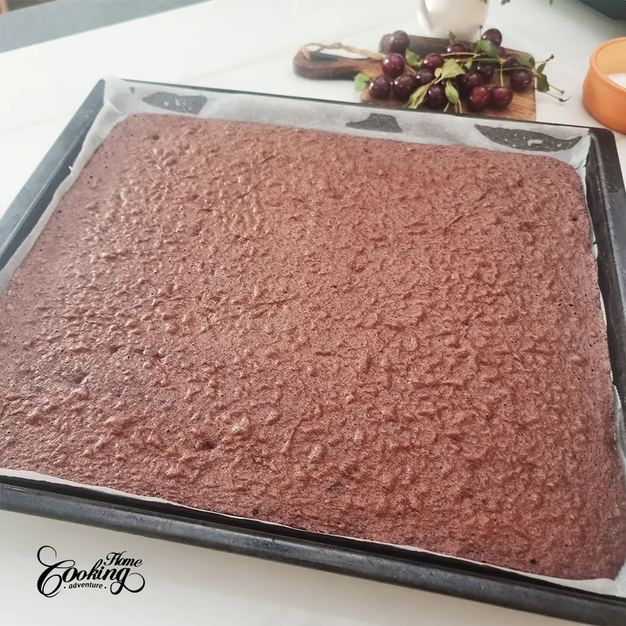 Black forest cake roll - step10