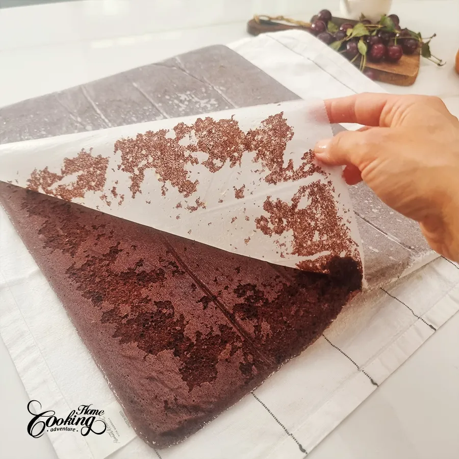 Black forest cake roll - step13