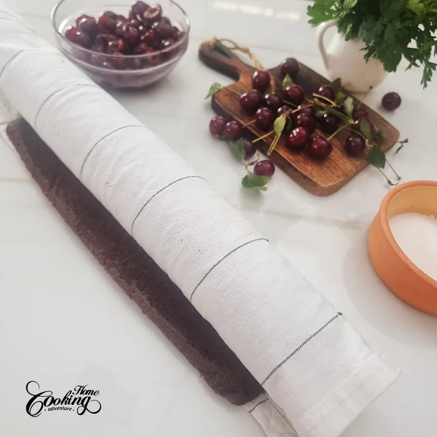 Black forest cake roll - step14