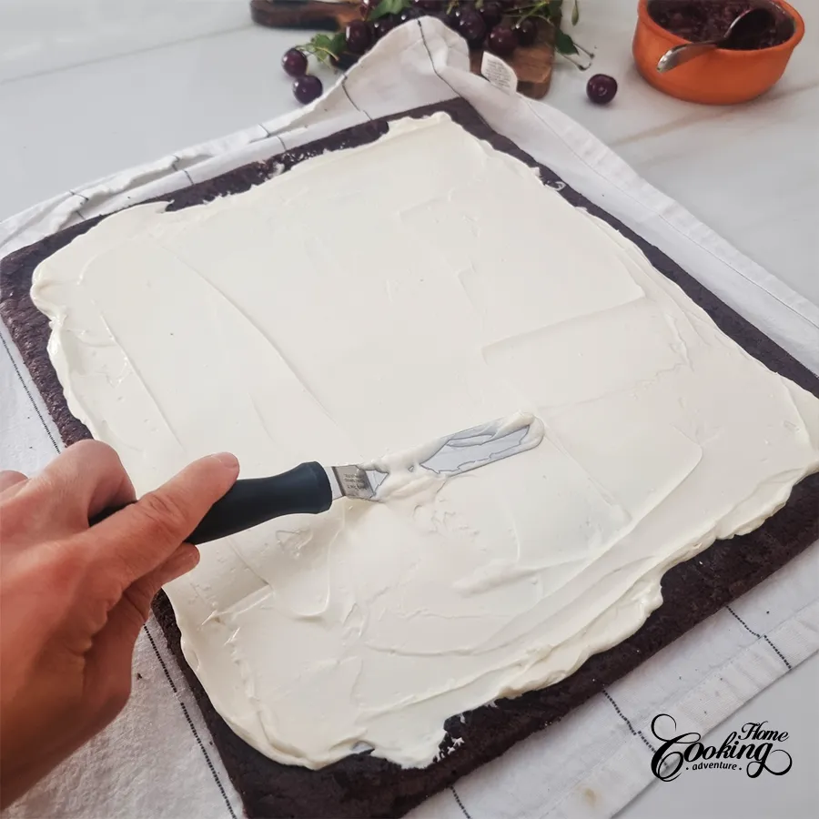 Black forest cake roll - step24
