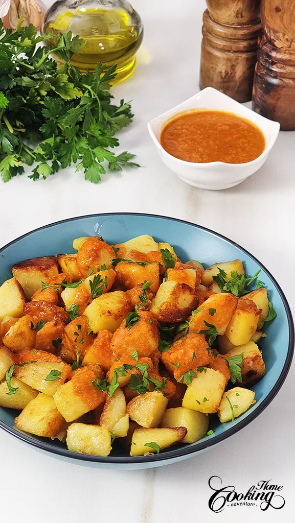 Patatas Bravas - Crispy Spanish Potatoes