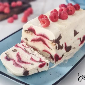 Raspberry Chocolate Semifreddo