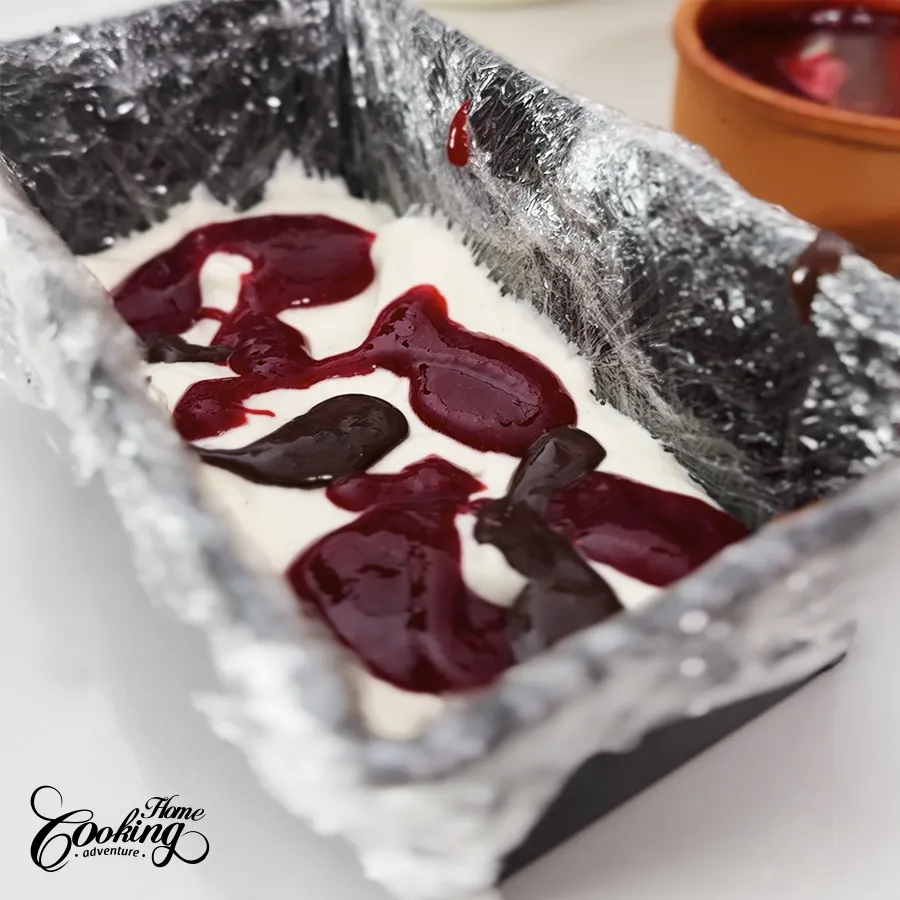 Raspberry Chocolate Semifreddo - step11