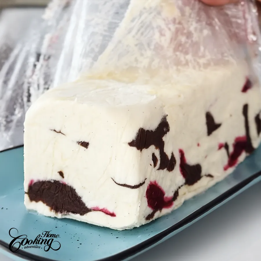 Raspberry Chocolate Semifreddo - step18