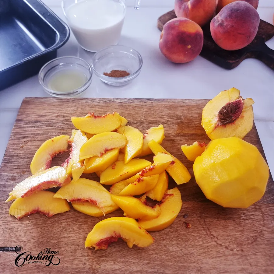 Peach Cobbler - step1