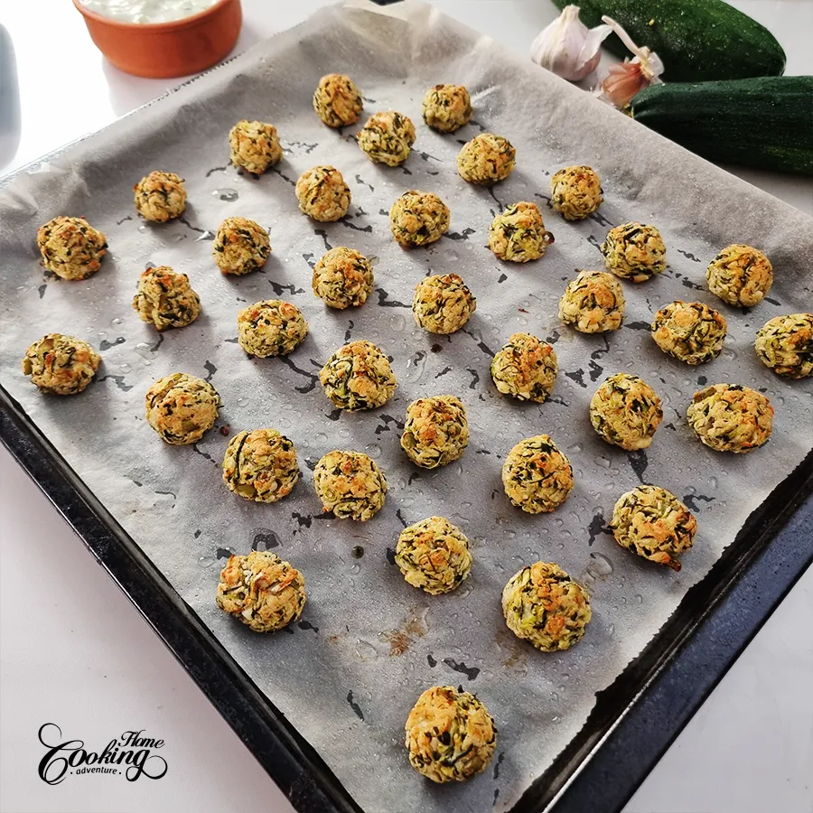 zucchini feta balls - step13