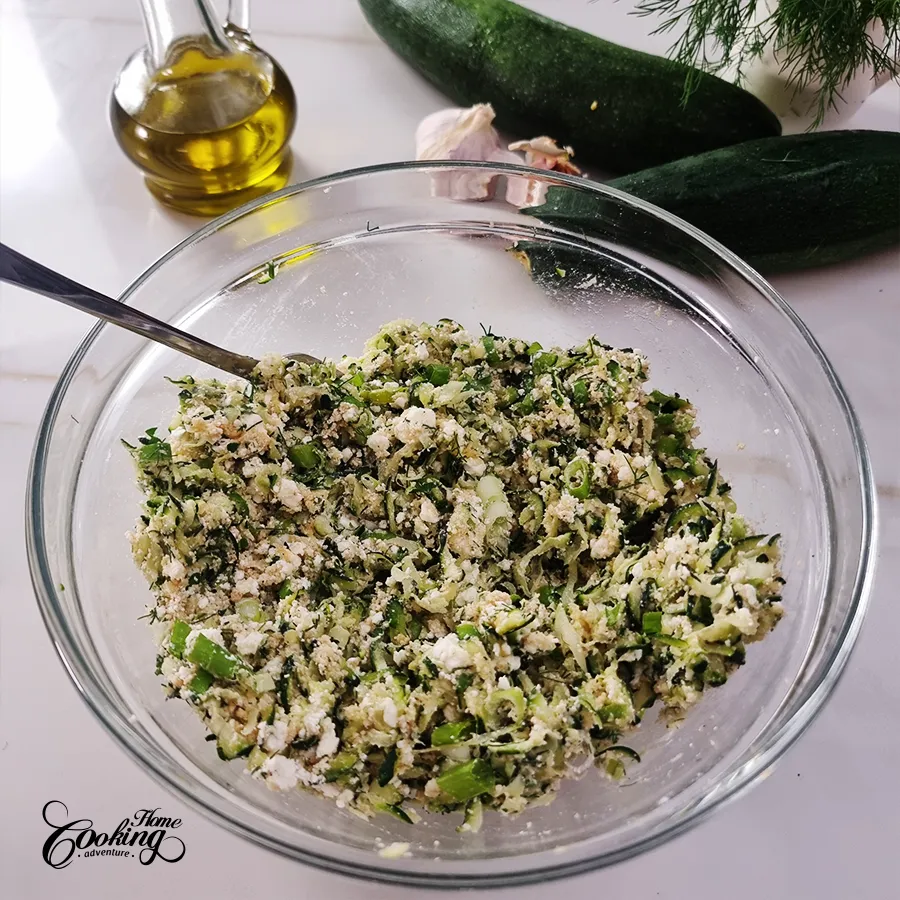 zucchini feta balls - step8