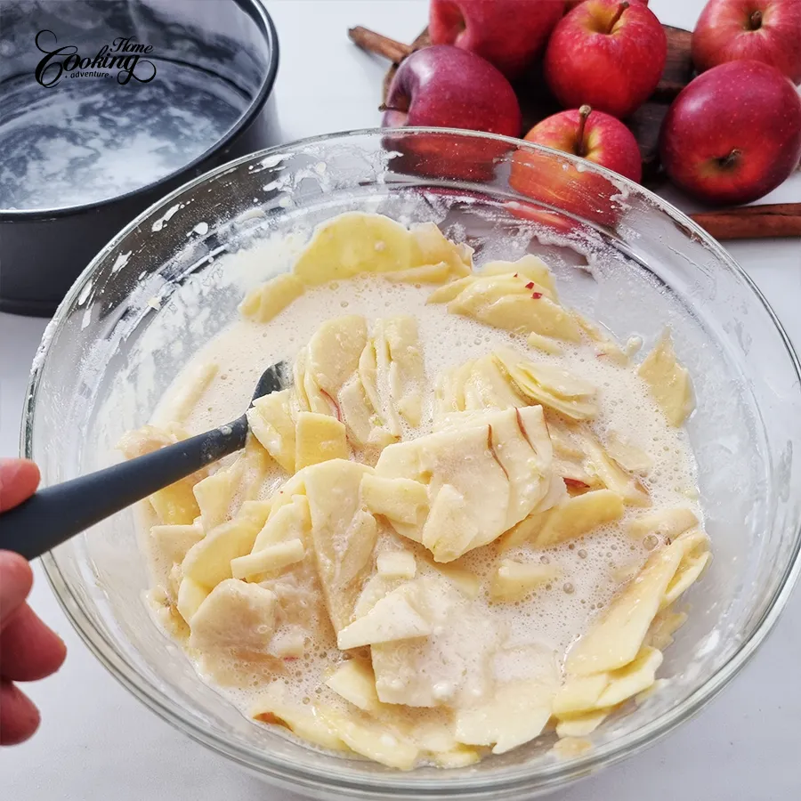 Apple Invisible Cake - step10