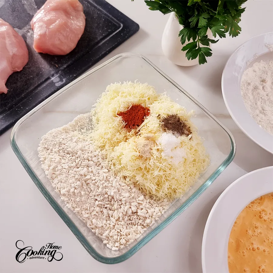 Baked Cheddar Panko Chicken - step1