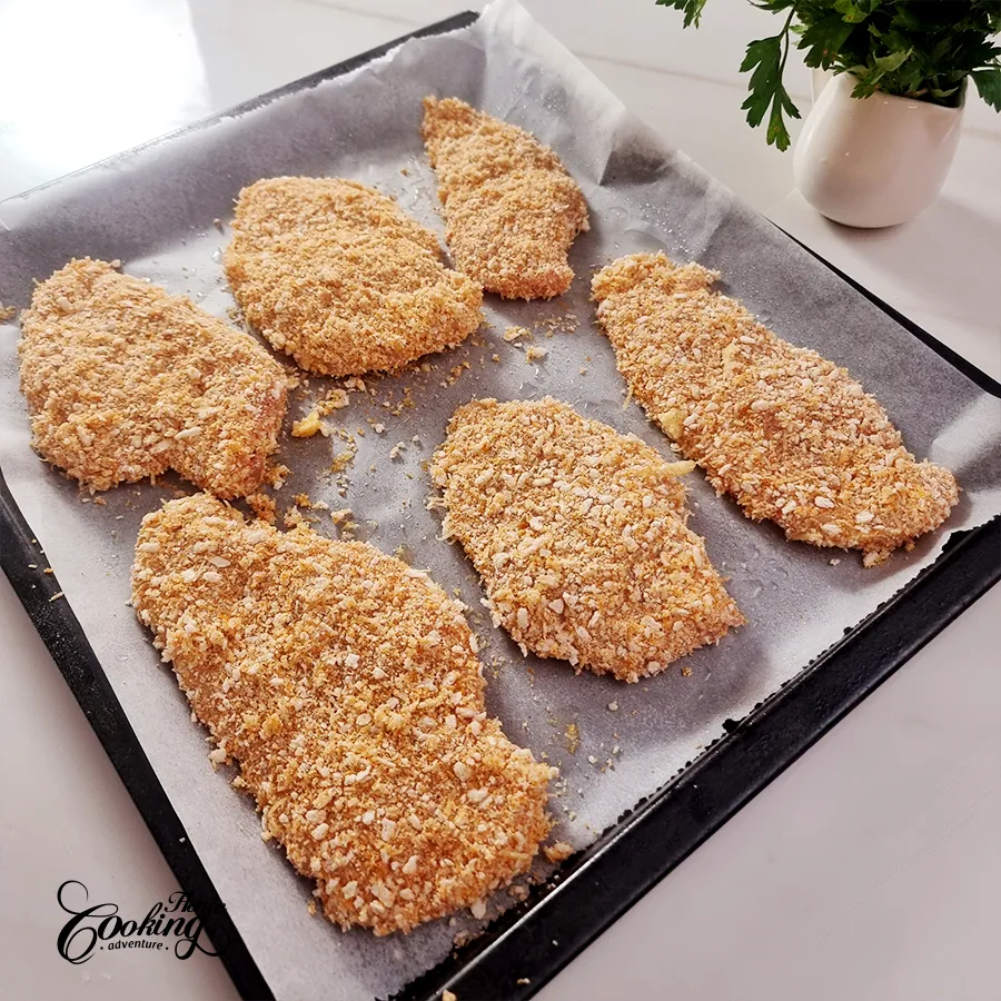 Baked Cheddar Panko Chicken - step12