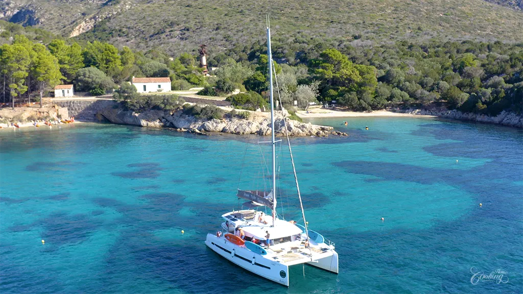 Sailing Sardinia - Cala Moresca in Golfo Aranci