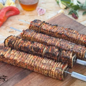 Tortilla Kebab Skewers BBQ