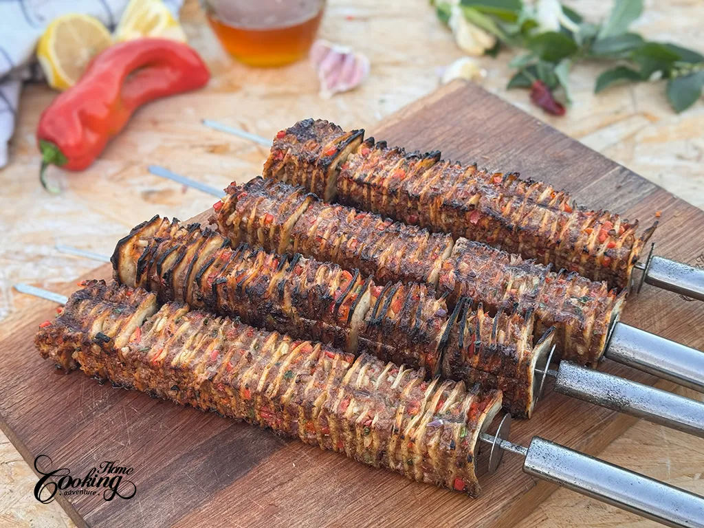 Tortilla Kebab Skewers BBQ