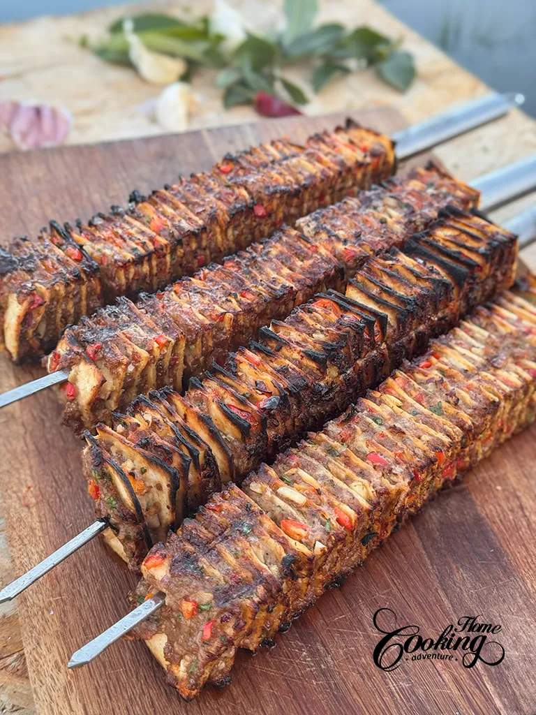 Tortilla Kebab Skewers - BBQ