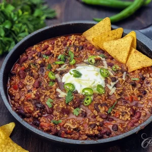 Beef and Bean Chili - Chili con Carne