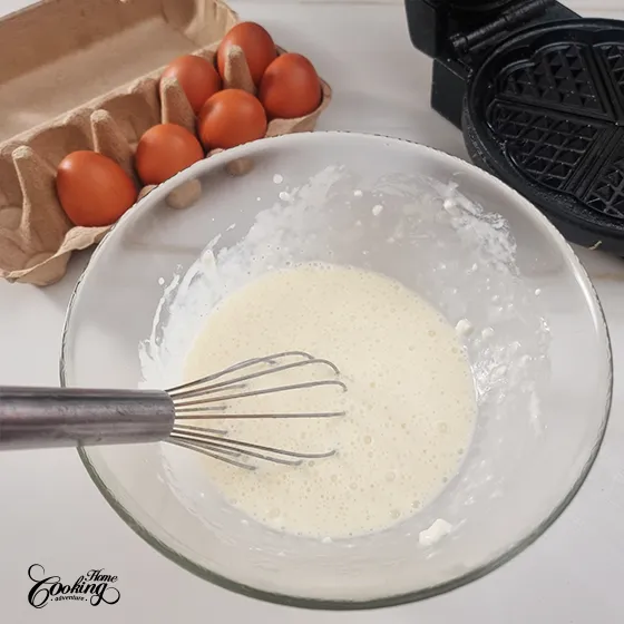 cottage cheese waffles-step2