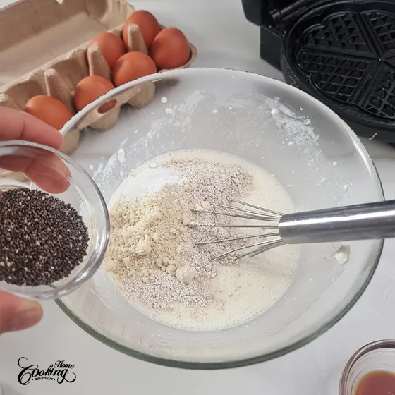 cottage cheese waffles-step5