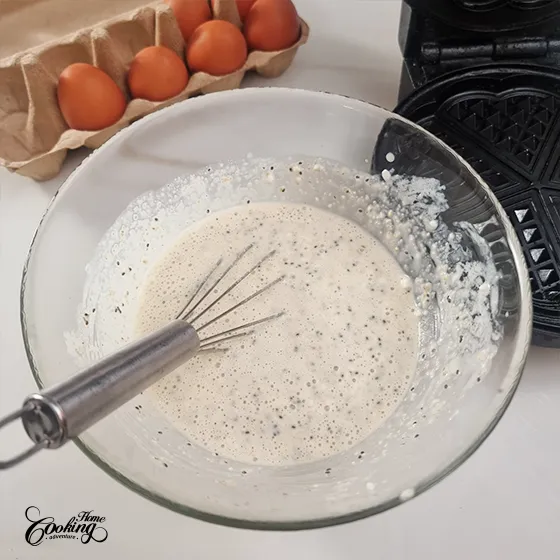 cottage cheese waffles-step7