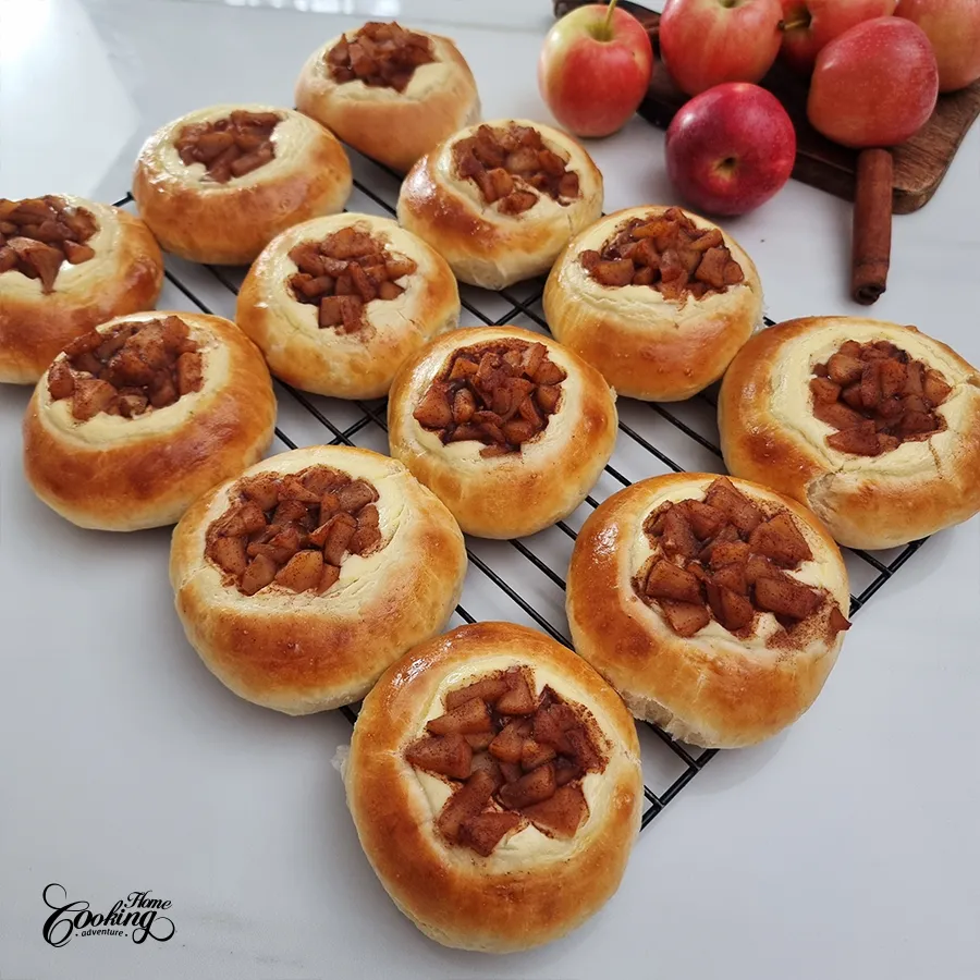 Apple Cream Cheese Buns - step33